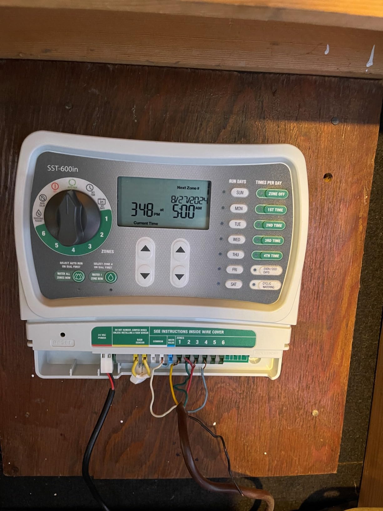 Rain Bird SST600IN Irrigation Controller, Indoor, 6-Station customer photo 1