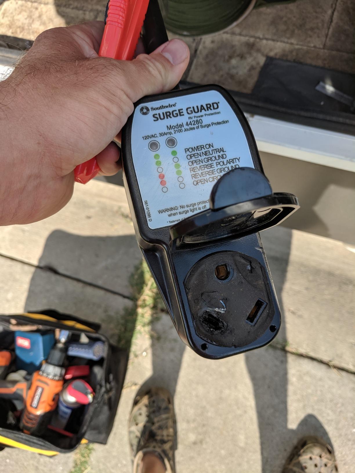Southwire Surge Guard 30 Amp Portable RV Surge Protector with Enhanced Diagnostics, 2100 Joules customer photo 2