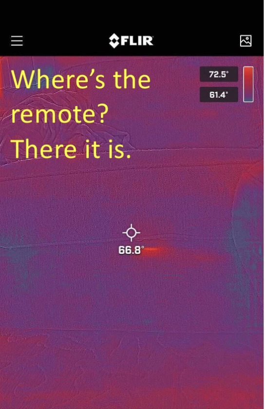 Flir One Pro - Thermal Imaging Camera for iOS Smartphones (iPhone 14 and Older w/Lightning Port), 480x360 Super Resolution (160x120 Native IR) customer photo 2