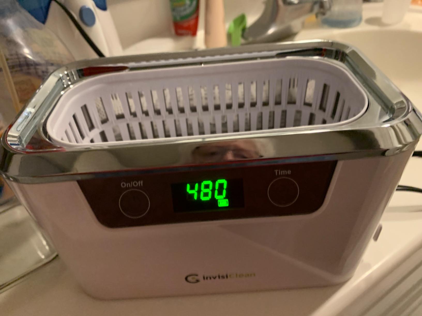 Ultrasonic Cleaner, Professional Ultrasonic Jewelry Cleaner for Diamond Ring, Silver, Gold, Earrings, Necklaces, Glasses, Denture, Retainer, Cpap, Coins, Mouthguard, Razors - VisiClean customer photo 2