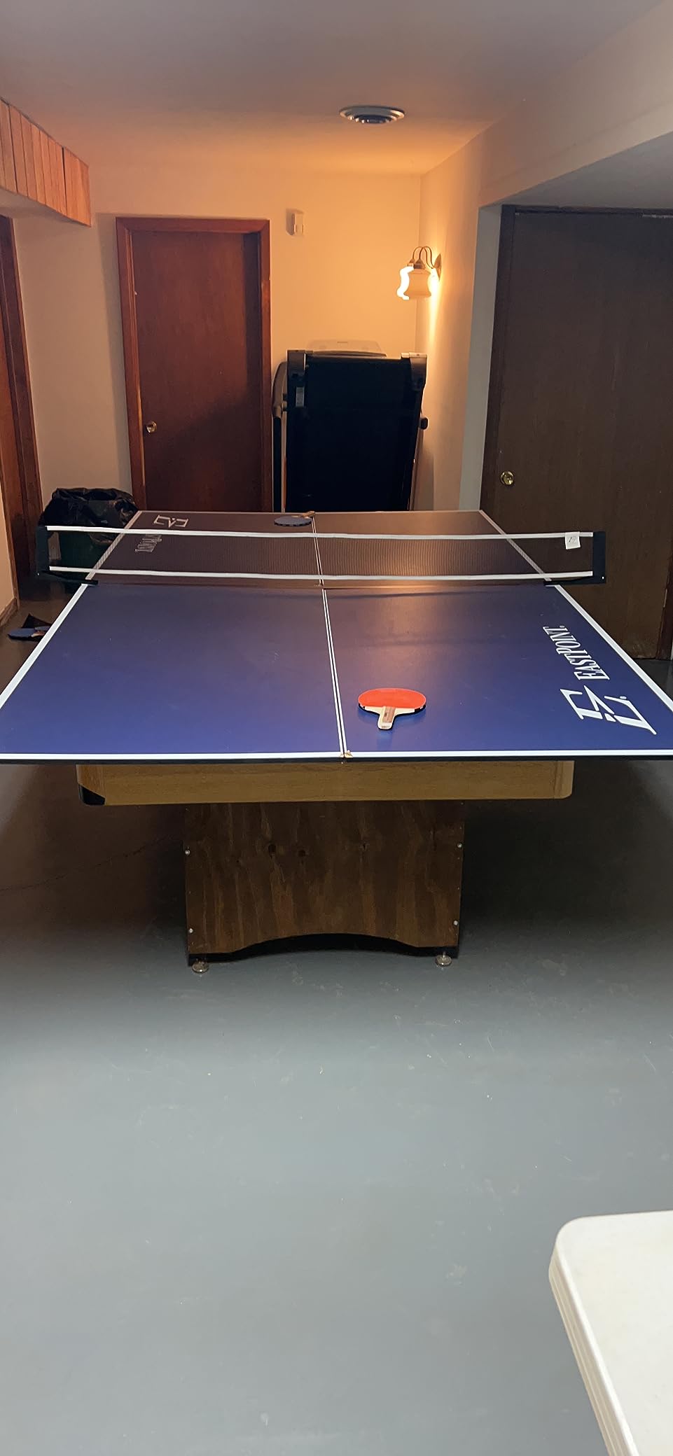 EastPoint Foldable Ping Pong Table Topper, Table Tennis, 9 ft x 5 ft, Blue customer photo 2