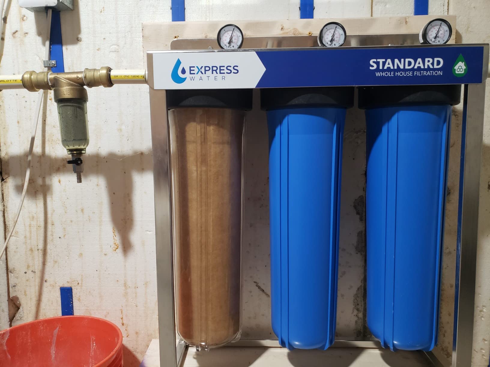 iSpring WSP-50 Spin Down Sediment Filter, Whole House Prefilter, 50 Micron customer photo 1