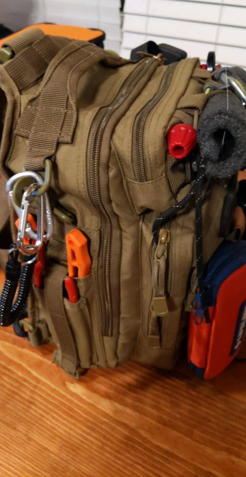 Piscifun Fishing Backpack Tackle Bag, MOLLE & 2 Rod Holders, Multi Storage customer photo 1