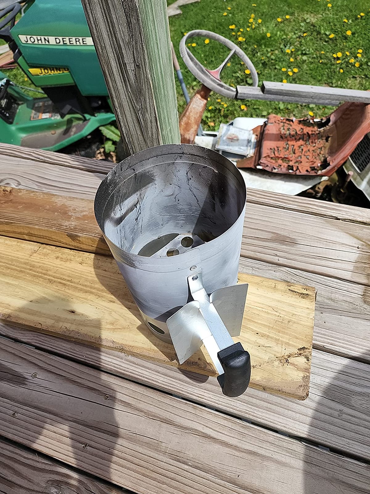 BEAU JARDIN Charcoal Chimney Starter Large Capacity BBQ Grill Lighter Barbecue Fire Starter Grilling for Charcoal Grill Briquette Coal Fire Starter Chimney for Grills Outdoor Cooking Can Accessories customer photo 2