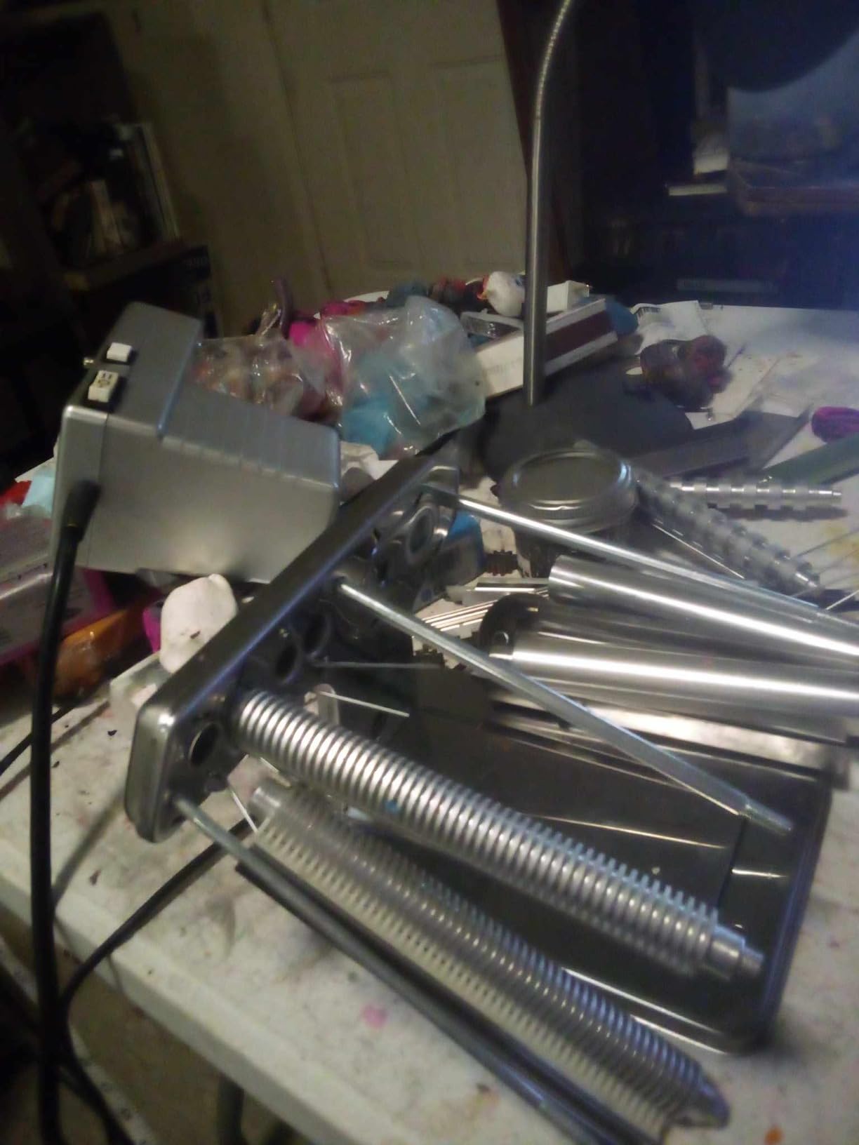 Shule Electric Pasta Maker with Motorized Roller, Stainless Steel customer photo 2