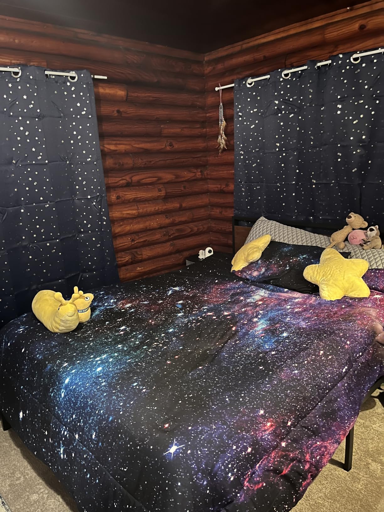 BGment Kids Blackout Curtains for Boys Bedroom 63 Inch Long - Navy 2 Panels customer photo 1