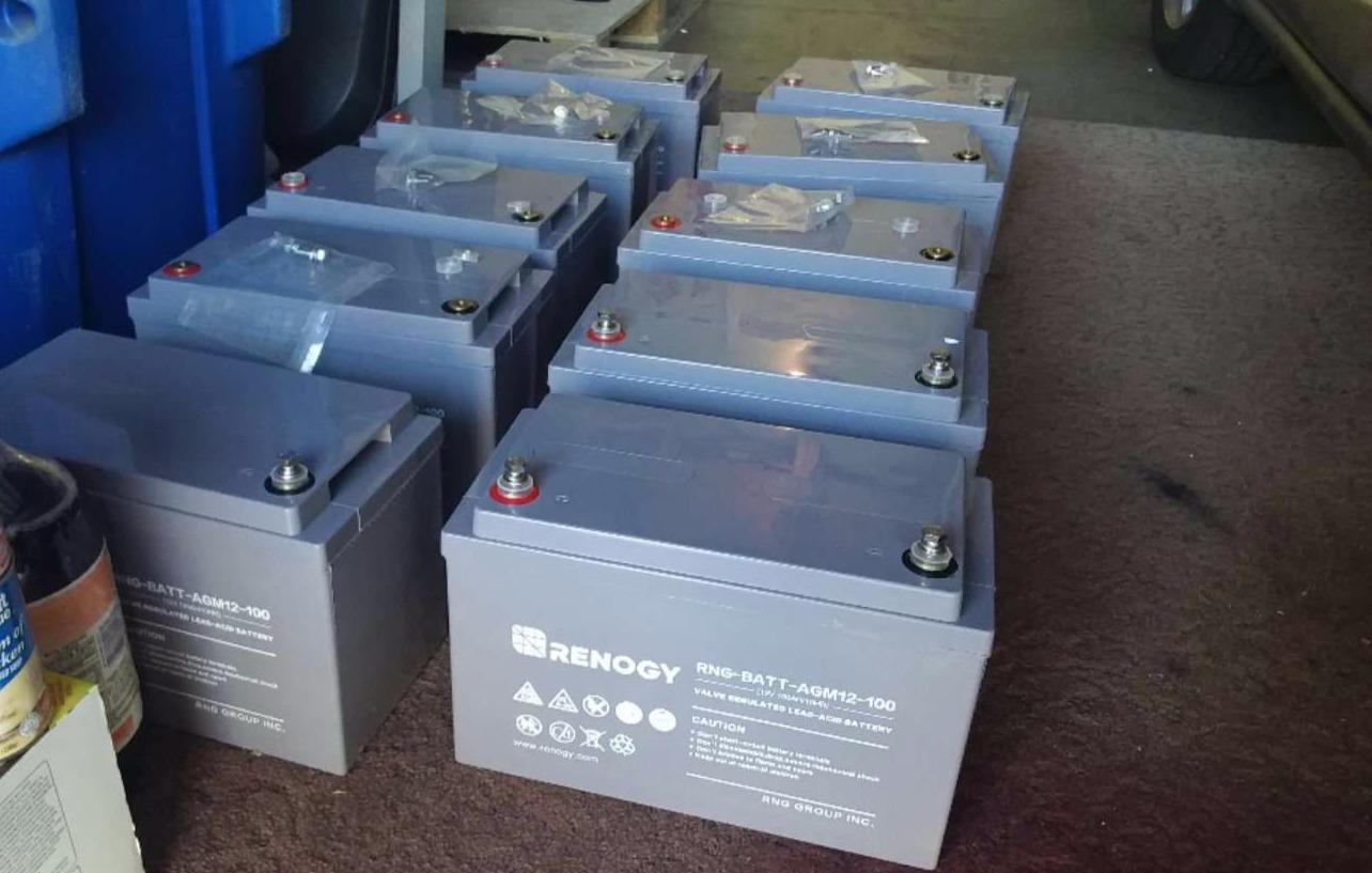 Renogy 12 Volt 100Ah Deep Cycle AGM Battery, Lead Acid Solar Battery | 3% Self-Discharge Rate, 1100A Max Discharge Current, Safe for RV, Camper, Cabin, Home Apliances, Marine and Off-Grid System customer photo 1
