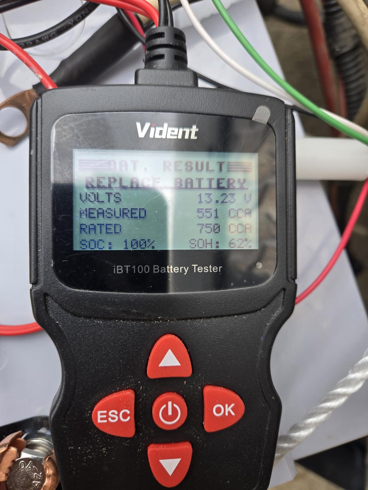 Renogy 12 Volt 100Ah Deep Cycle AGM Battery, Lead Acid Solar Battery | 3% Self-Discharge Rate, 1100A Max Discharge Current, Safe for RV, Camper, Cabin, Home Apliances, Marine and Off-Grid System customer photo 2