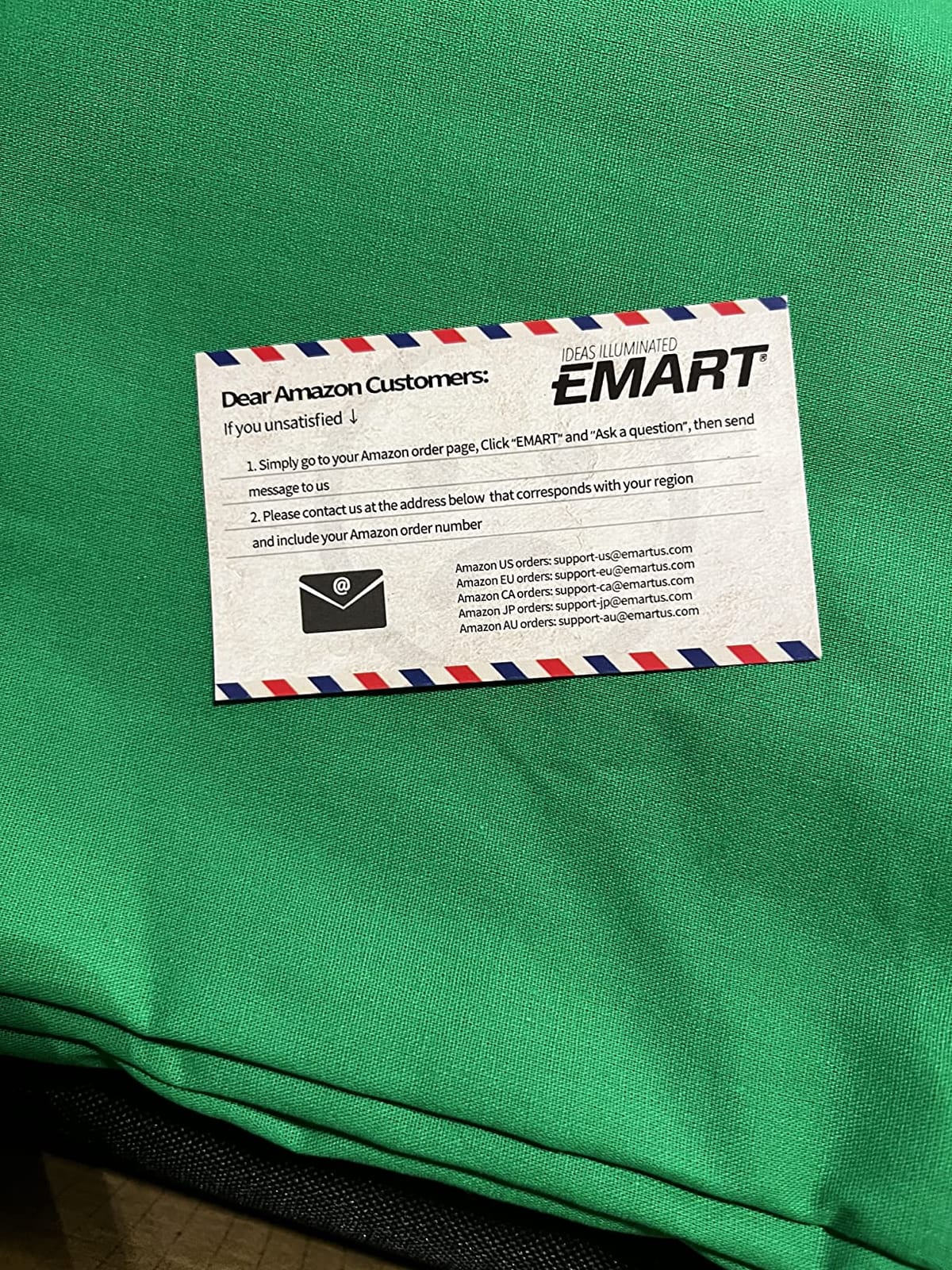 EMART Green Screen Backdrop Kit, 8.5x10FT Stand with 10x12FT Backdrop customer photo 2