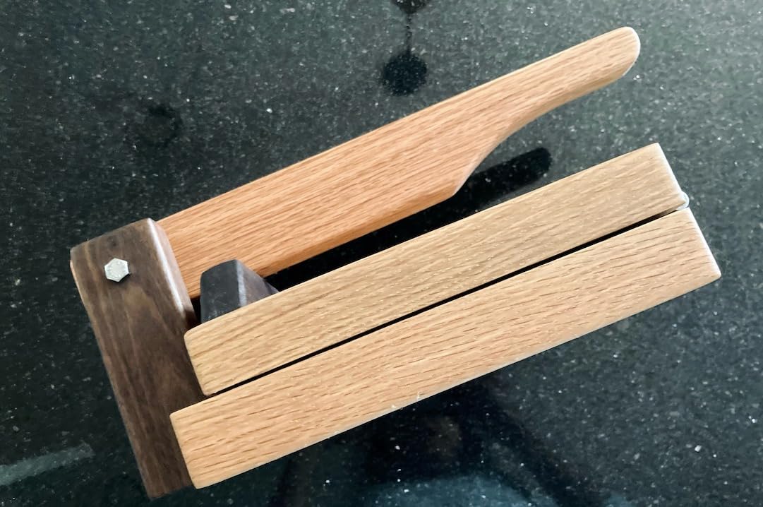 8 Inch Red Oak Tortilla Press – Handmade Hardwood Tortilla Maker by Central Coast Woodworks customer photo 1