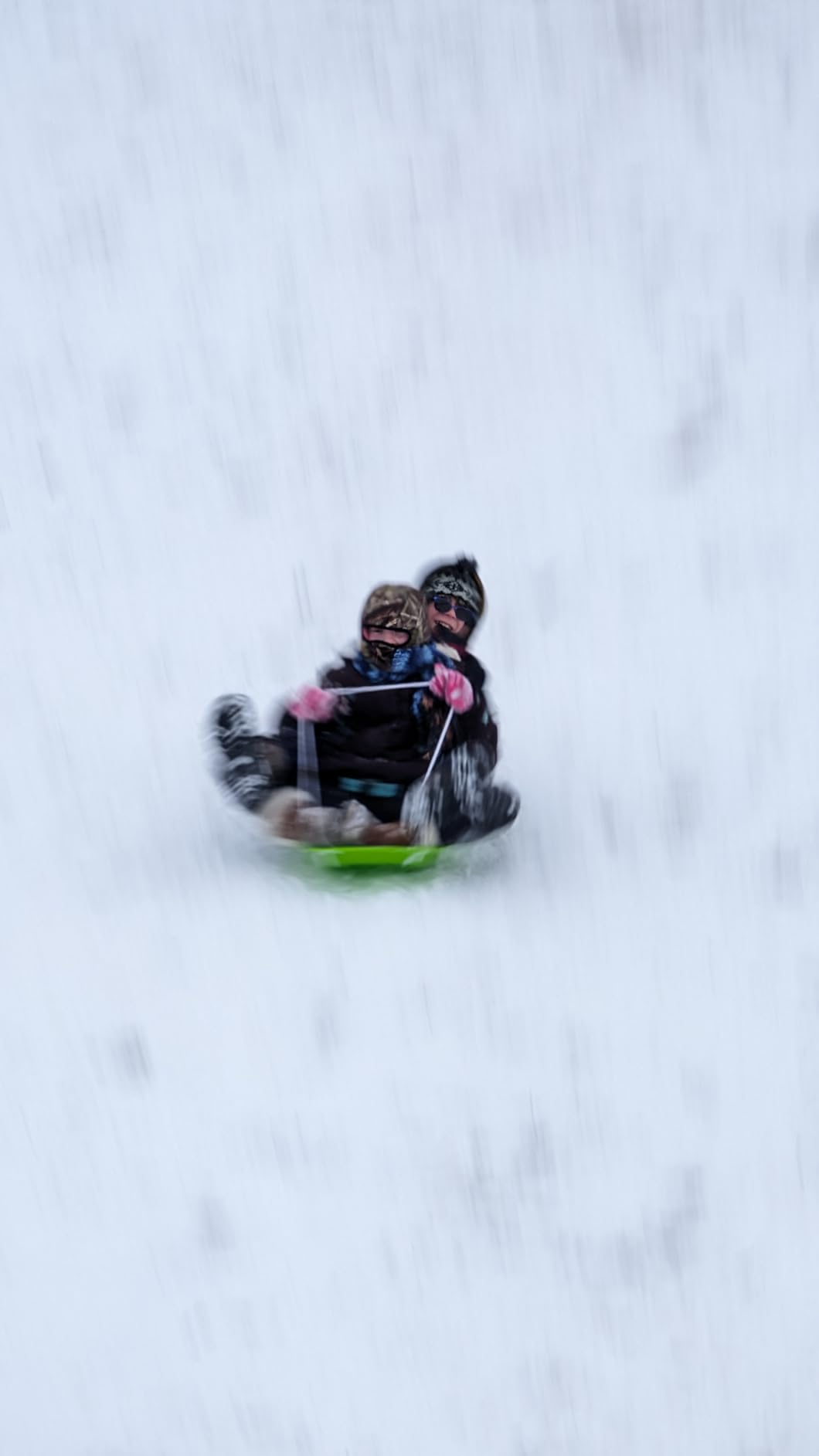 Best Choice Products 35in Kids Plastic Toboggan Snow Sled w/Pull Rope, 2 Handles customer photo 1
