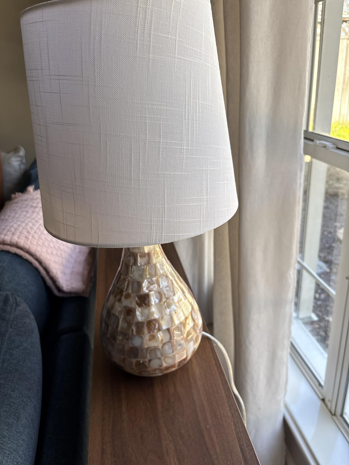 JONATHAN Y Mona Coastal Mini LED Table Lamp 20.5