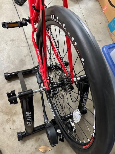 Bike Trainer, Magnetic Bicycle Stationary Stand for Indoor Exercise Riding customer photo 1