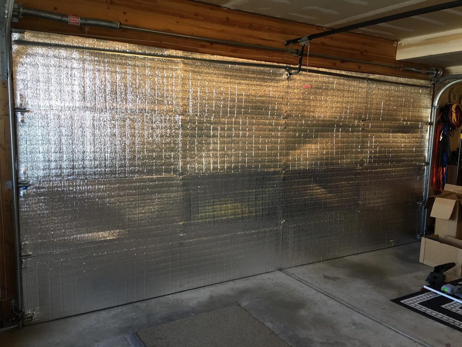 SmartGARAGE- Reflective Garage Door Insulation Kit 2 car - 18'W x 7'H (Reflective/Reflective) customer photo 2
