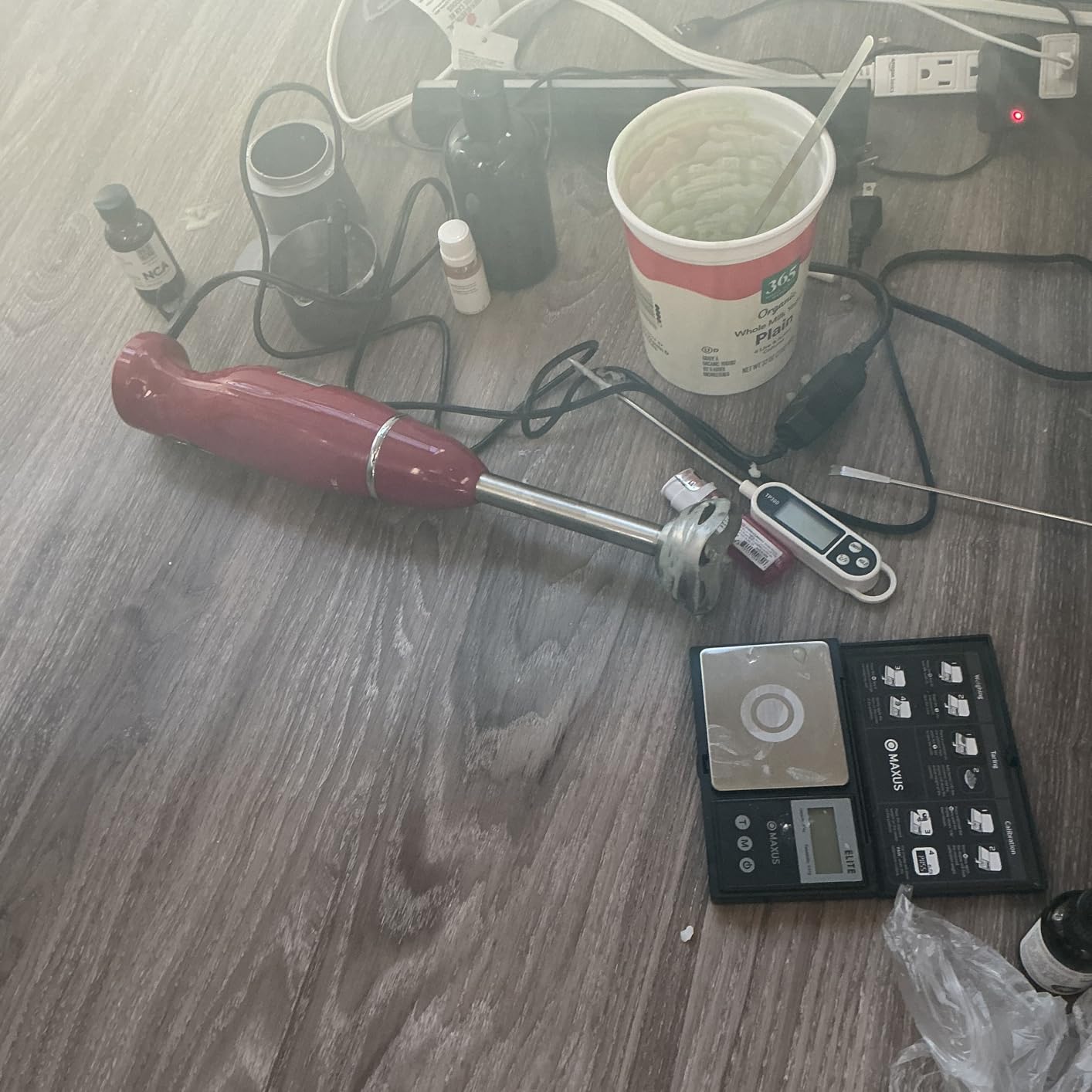 OVENTE Electric Corded Hand Blender, 300W with 2 Mixing Speeds Red HS560R customer photo 2