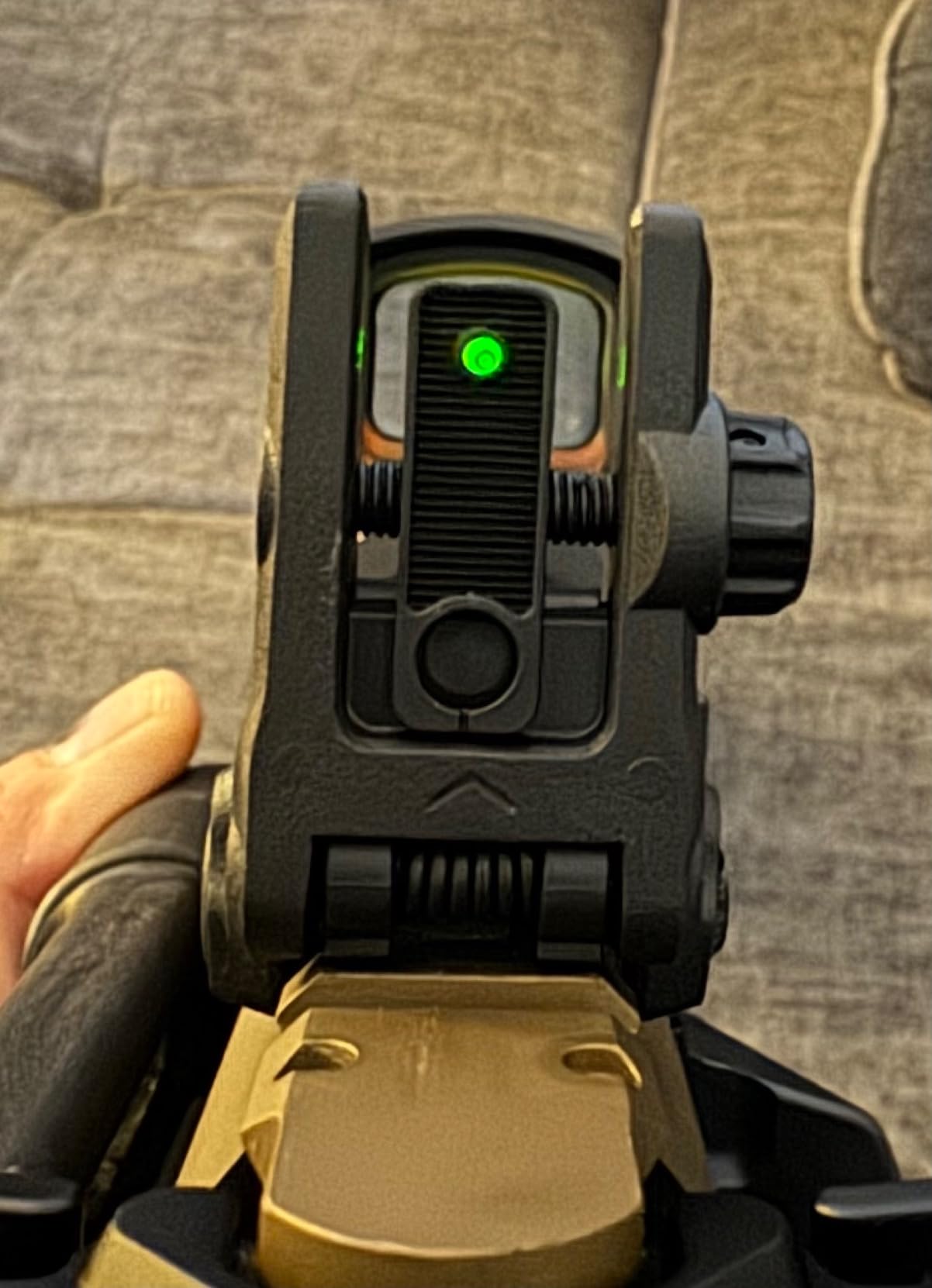 Holosun 510C Multi-Reticle 2 MOA Dot & 65 MOA Circle Open Reflex Sight - Solar FailSafe Shake-Awake, 12 Settings - Red/Green Reticle customer photo 1