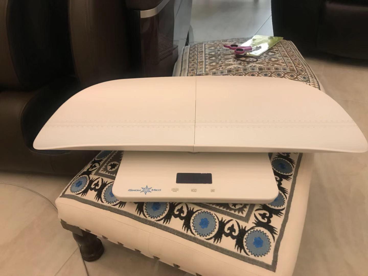 Digital Pet Scale, Baby Scale, with 3 Weighing Modes(kg/oz/lb), Max 220 lbs, Capacity with Precision up to 0.02lbs, White, Suitable for Infant, Puppies, Mom customer photo 1