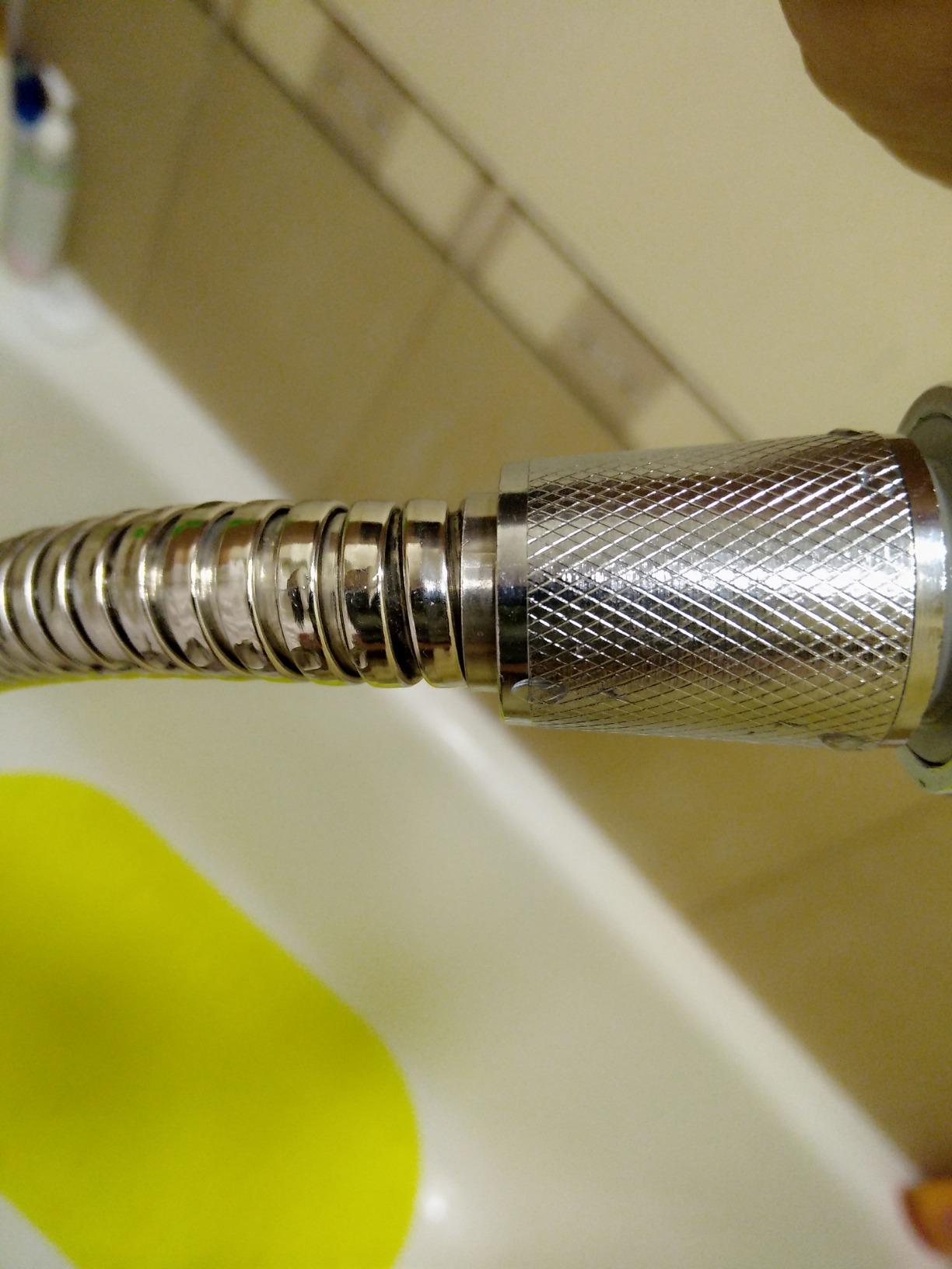 Hotel Spa Notilus Giant High-Pressure 6-setting Luxury Rain/Handheld Shower Head - Anti-Slip Grip, Metal Fittings, Anti-Clog Jets, Heavy-Duty Stainless Steel Hose - All-Chrome Finish customer photo 2