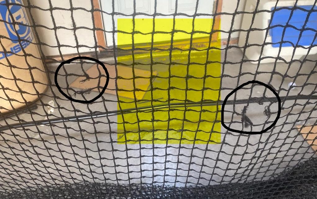 Amazon Basics Portable Golf Net, Practice Hitting Net for Indoor/Outdoor, Quick Setup, Black customer photo 2