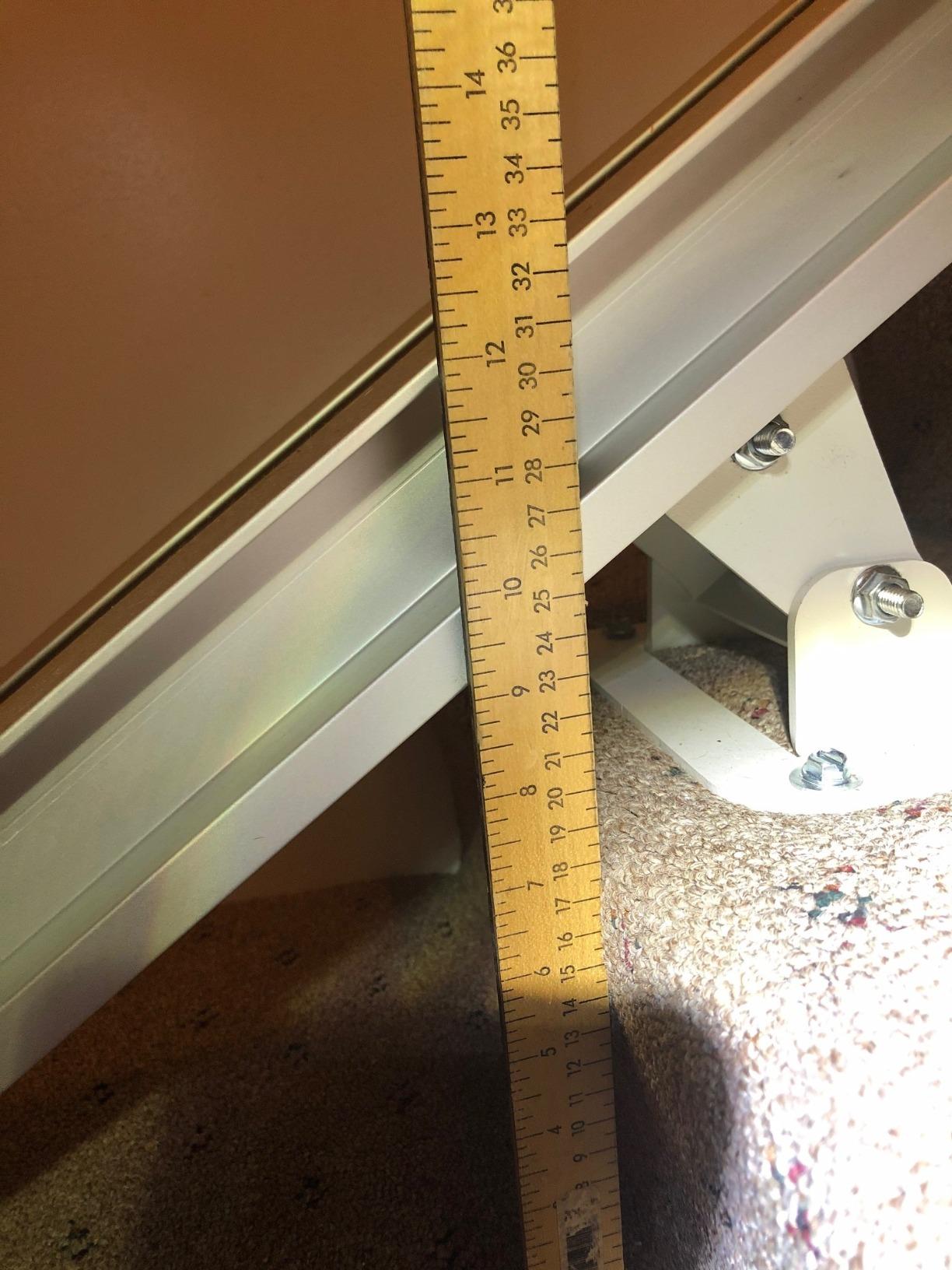 Universal Stair Lift - 350lb Capacity - Folds Flat to Wall - Includes Warranty customer photo 1