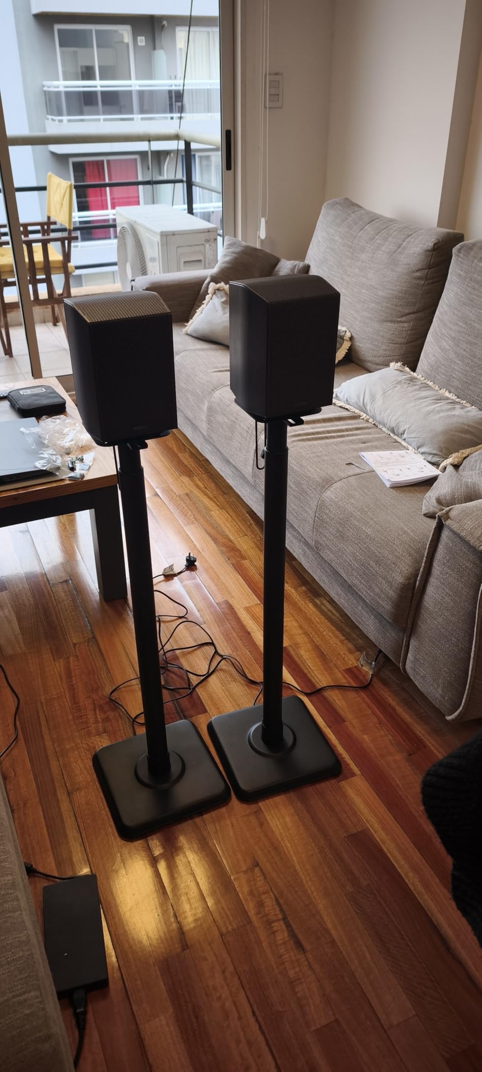 Mounting Dream Height Adjustable Speaker Stands for Bookshelf Speakers customer photo 2