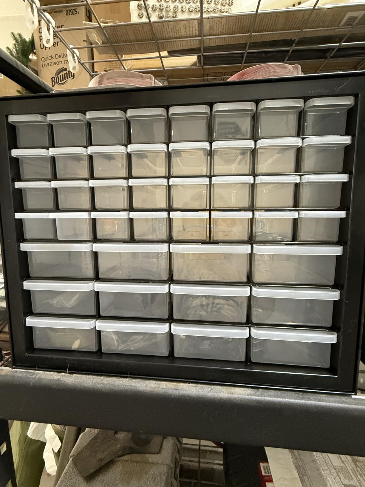 IRIS USA 44-Drawer Small Parts Storage Cabinet, Crafts, Made in USA, Black customer photo 1
