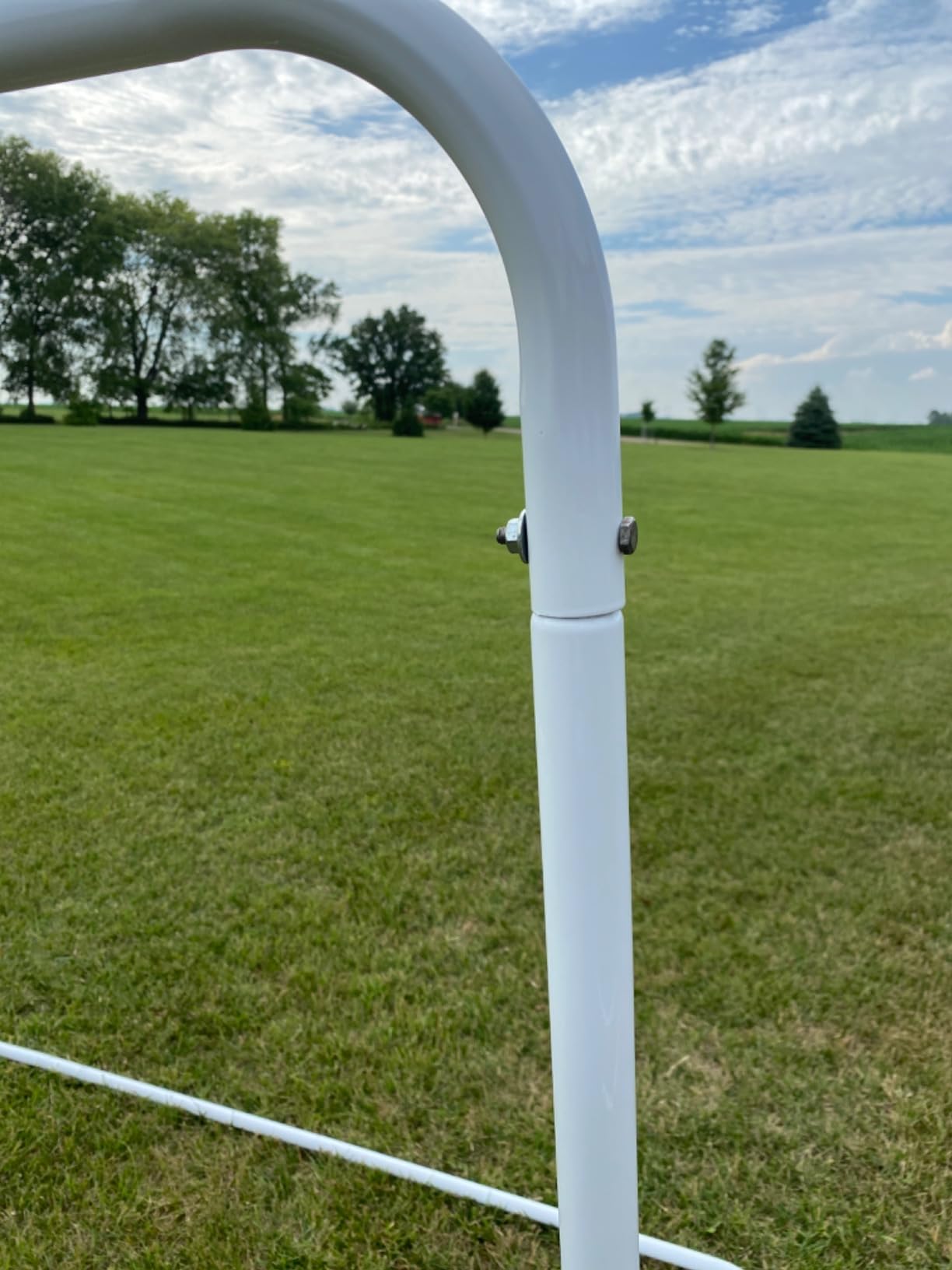 F2C Soccer Net 12 x 6 Soccer Goal for Backyard, Steel Frame for Kids, Adult Portable Shooting Training Aid with Carry Bag,Ground Stakes Waterproof (12x6 FT) customer photo 1