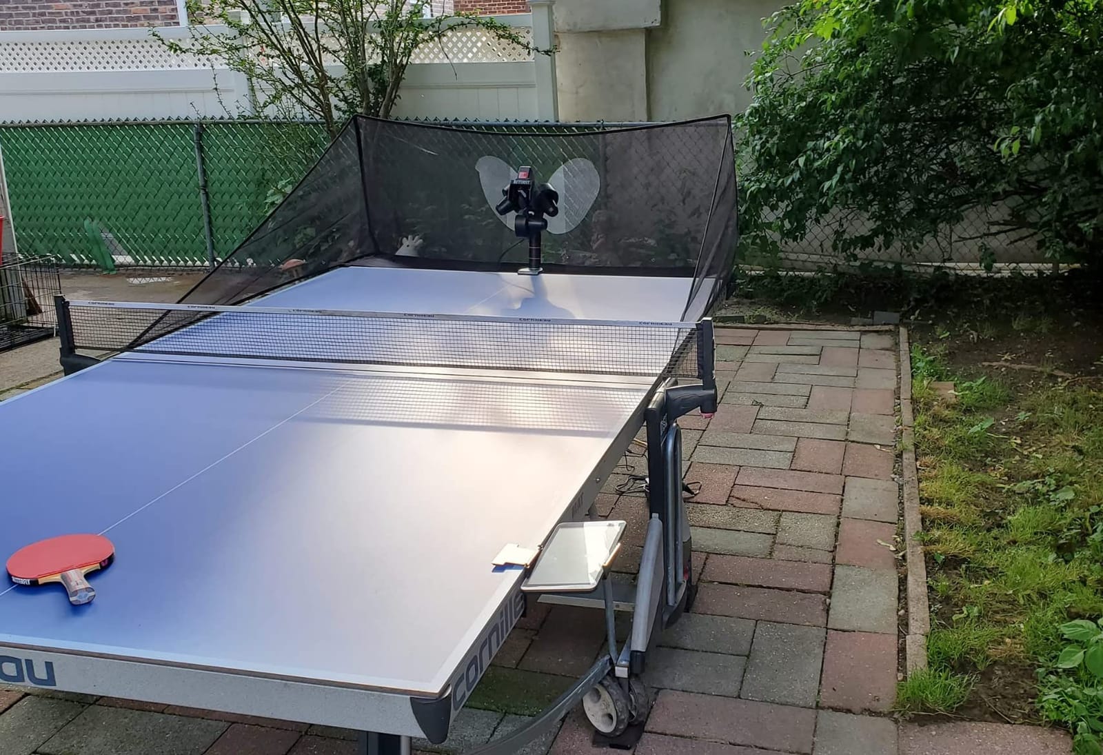 Butterfly Amicus Prime Table Tennis Robot | Best Ball Launcher-Thrower-Shooter for Your Ping Pong Table | Free Carry Bag, Remote, Tech Support, & 120 Balls | Play Or Practice Ping Pong Anytime customer photo 2
