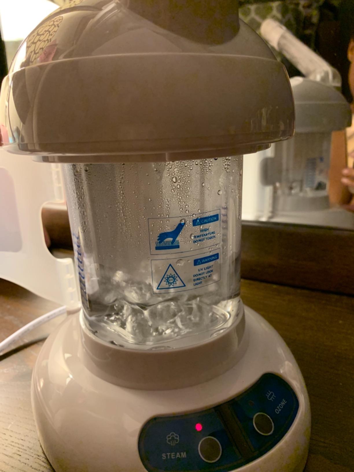 Facial Steamer, Ozone Nano Ionic Face Steamer for Deep Cleaning customer photo 2