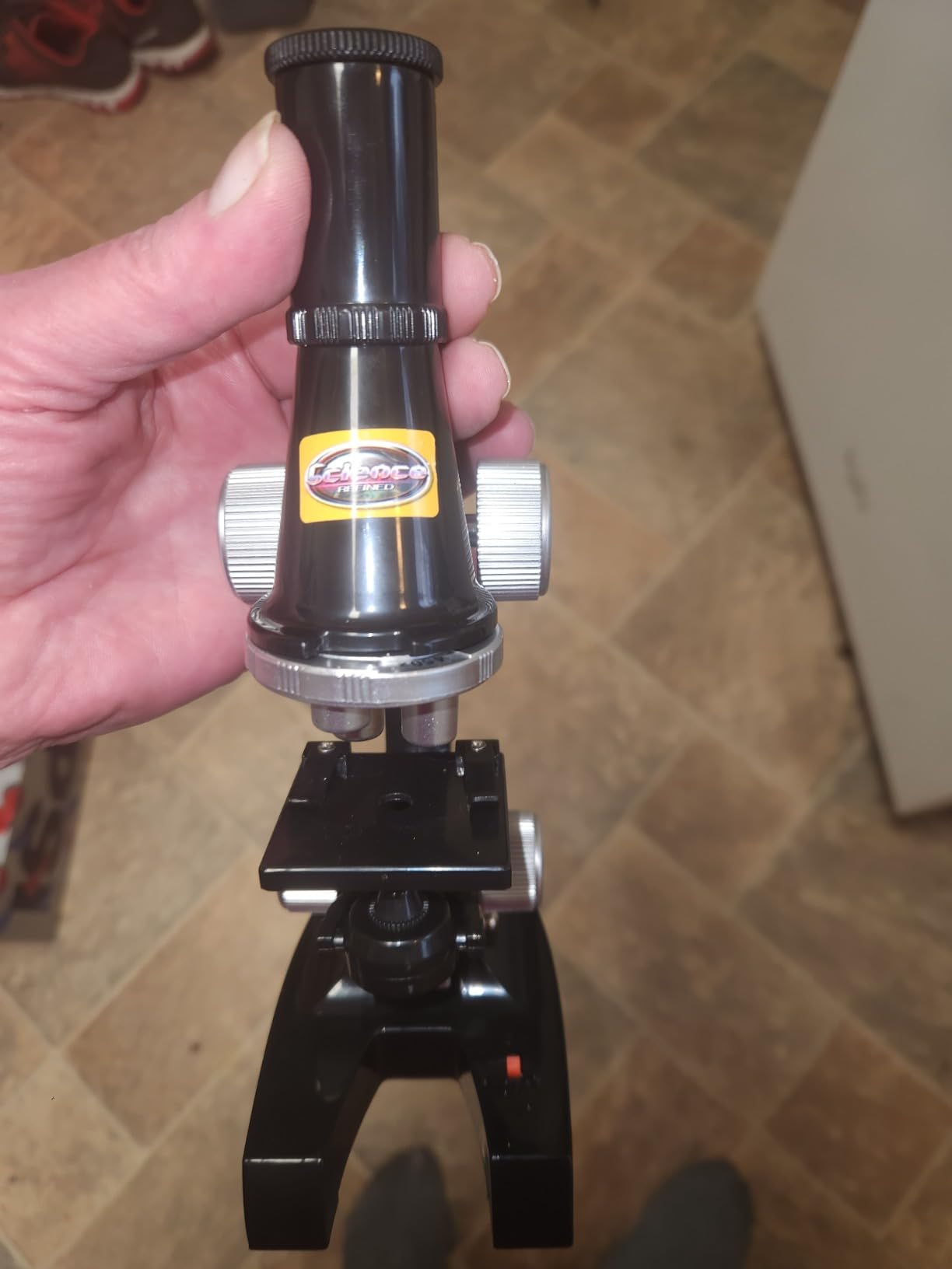 Little World Kids Microscope with LED Light - 100X/400X/1200X Magnification customer photo 2