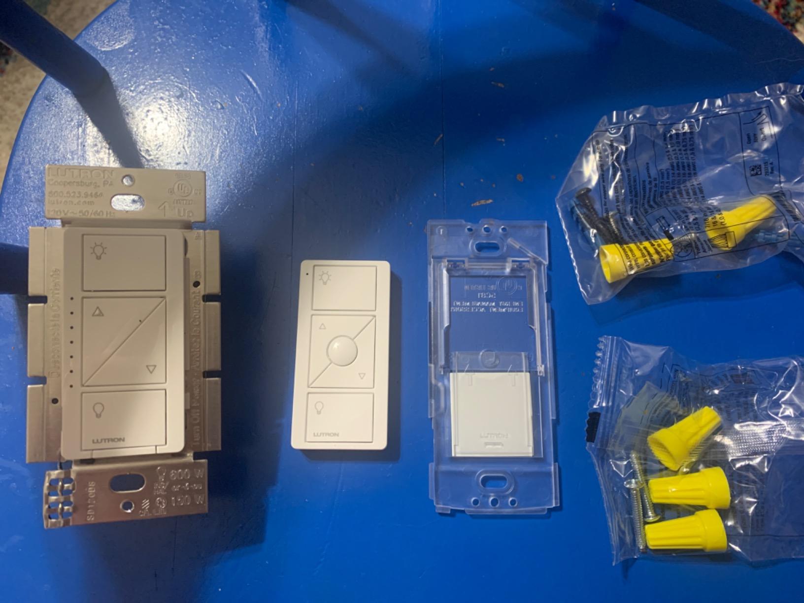 Lutron Caseta 3-Way Smart Dimmer Kit; LED Dimmer, Wireless Remote & Bracket customer photo 1