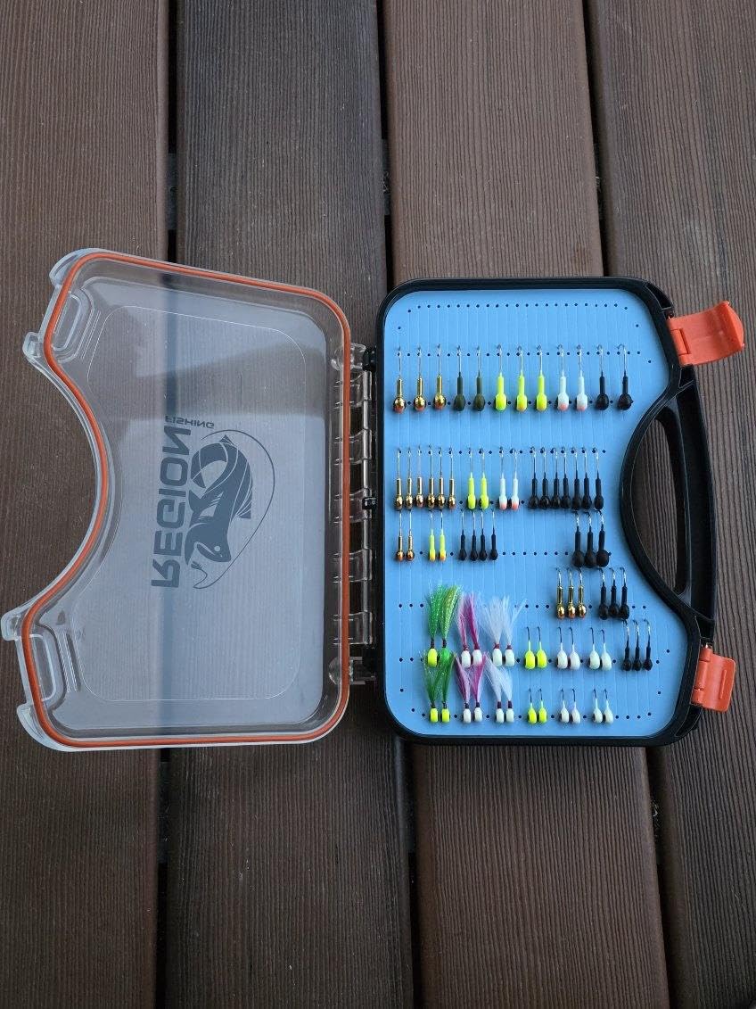 Extra Large Double Sided Water Proof Boat Fly Box with Handle - 424 Slots - Holds Streamers to Nymphs customer photo 2