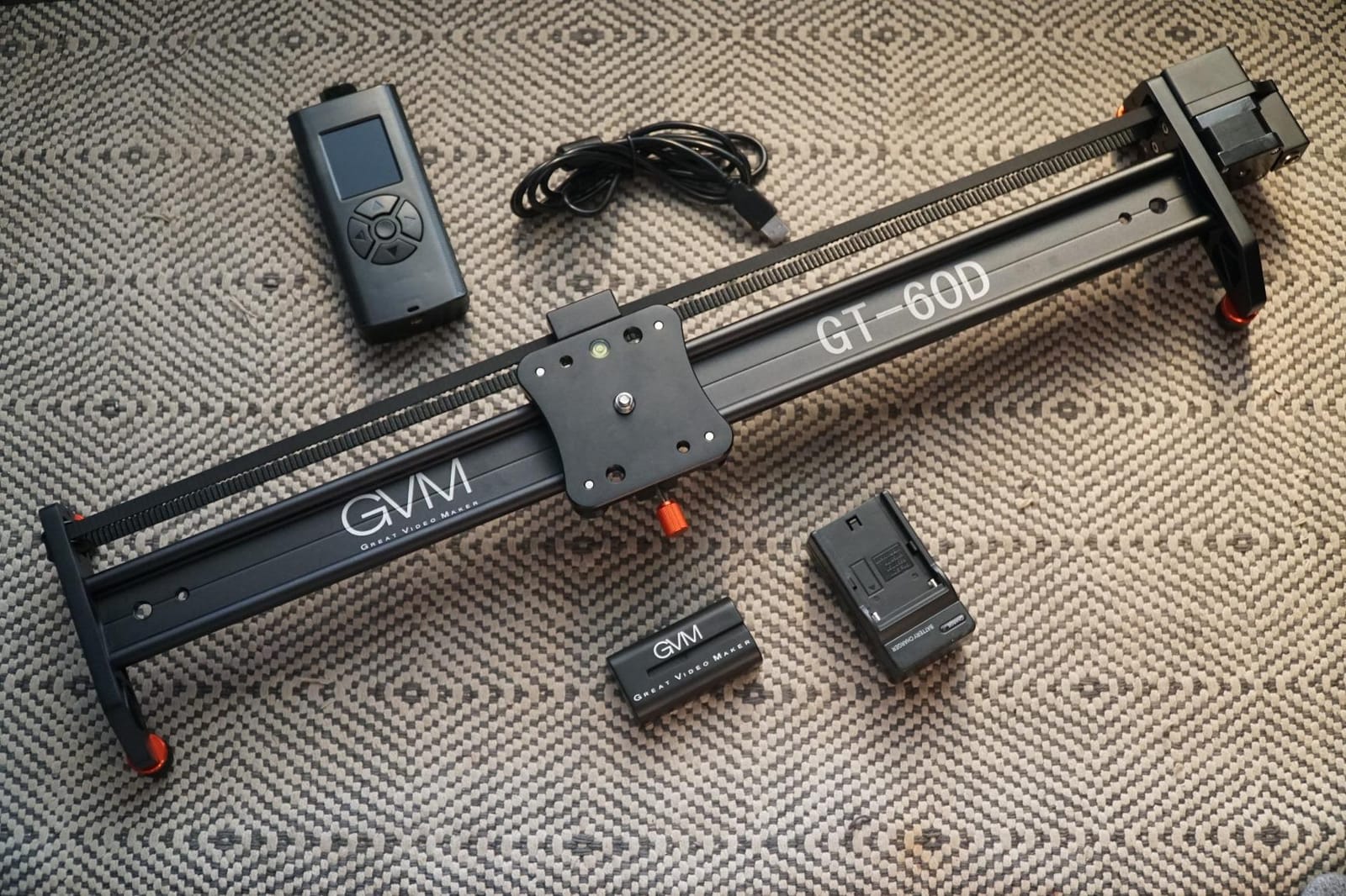 GVM Camera Slider, 27” Aluminum Alloy Motorized Slider with Time-Lapse, Video Shooting and Round Trip Shooting, Track Dolly Rail for Most DSLR Cameras for Interview Photography customer photo 2