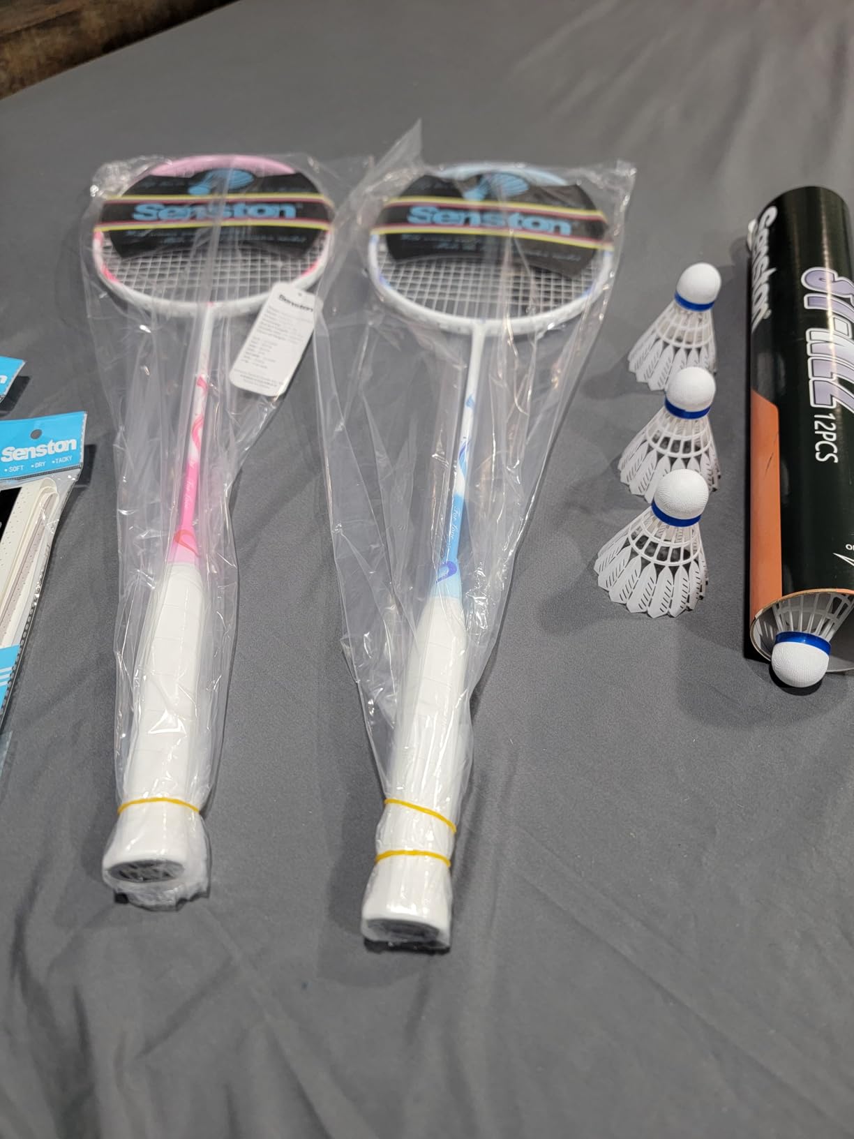 Senston N80 Carbon Fiber Badminton Racket 79g Lightweight 2-Player Set customer photo 2