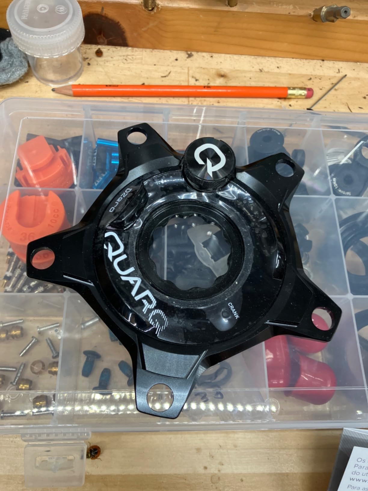SRAM RED/Force AXS Power Meter Spider - 107 BCD, 8-Bolt Crank Interface, customer photo 1