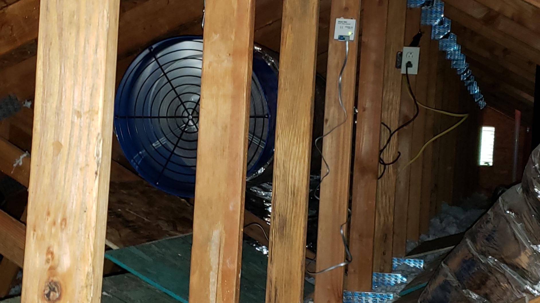 QA-Deluxe 5500 Energy Efficient Whole House Fan 2 Speed Temp/Timer Control | Plug & Play, Temperature Timer Remote Control, Removable Grille, 10 Warranty, Up To 3400 Sq Ft 2 Story & 2400 Sq Ft 1 Story customer photo 1