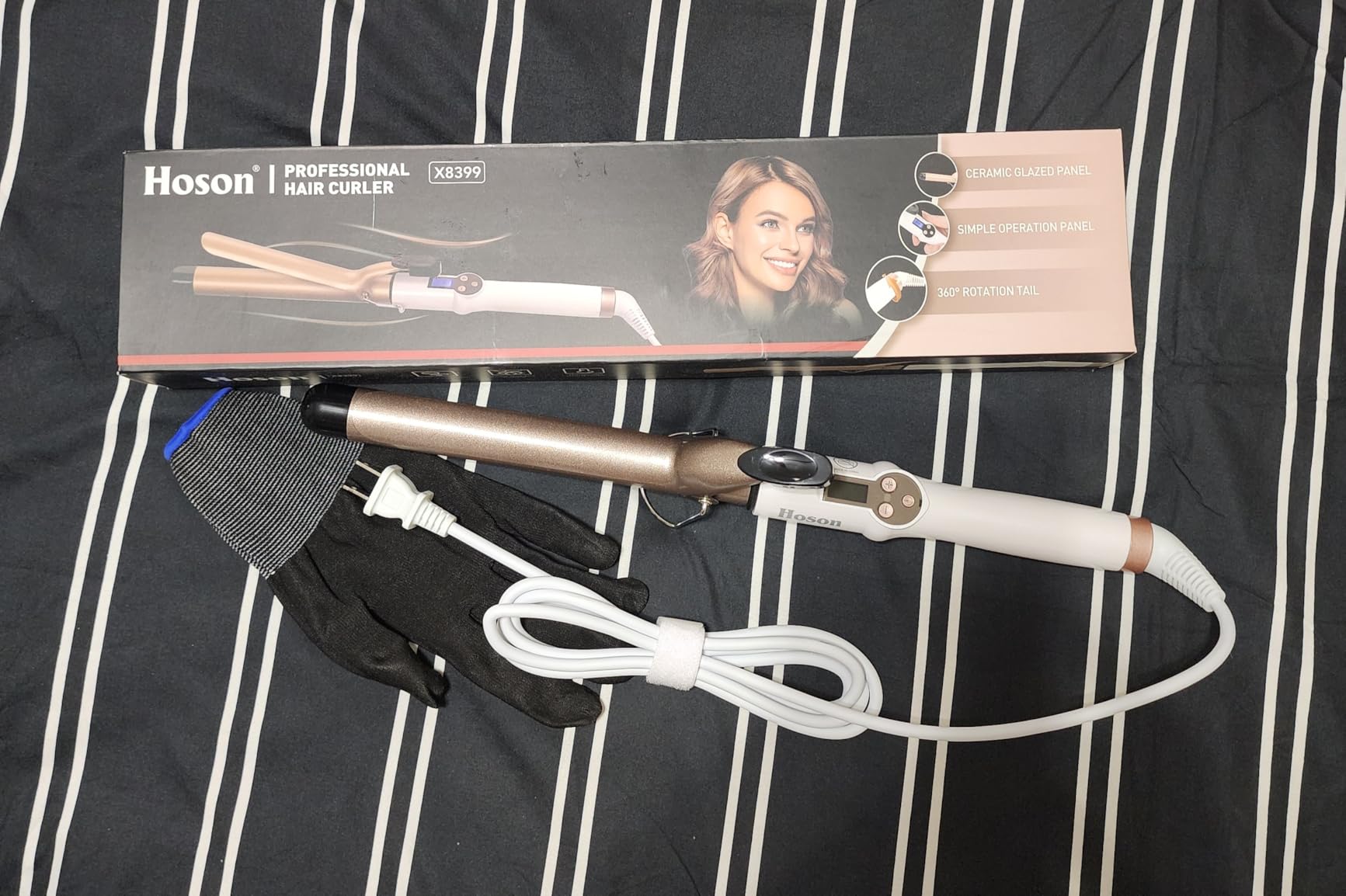 HOSON 3/4 Inch Curling Iron for Short Hair Extra Long Barrel customer photo 1