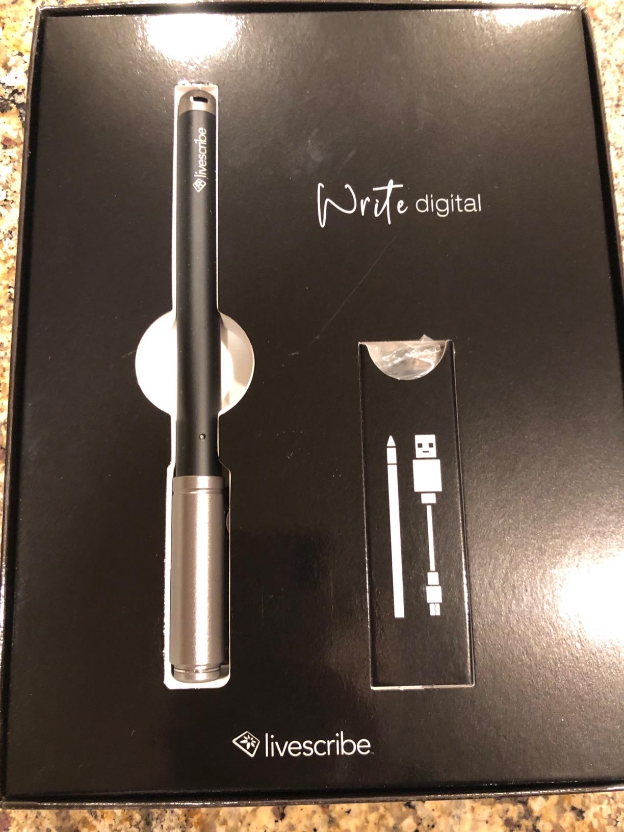 Livescribe Aegir Smartpen, Black Professional Edition with Executive Notebook - Compatible with Windows, iOS or Android Devices Like Smartphones, Tablets and Computers customer photo 2