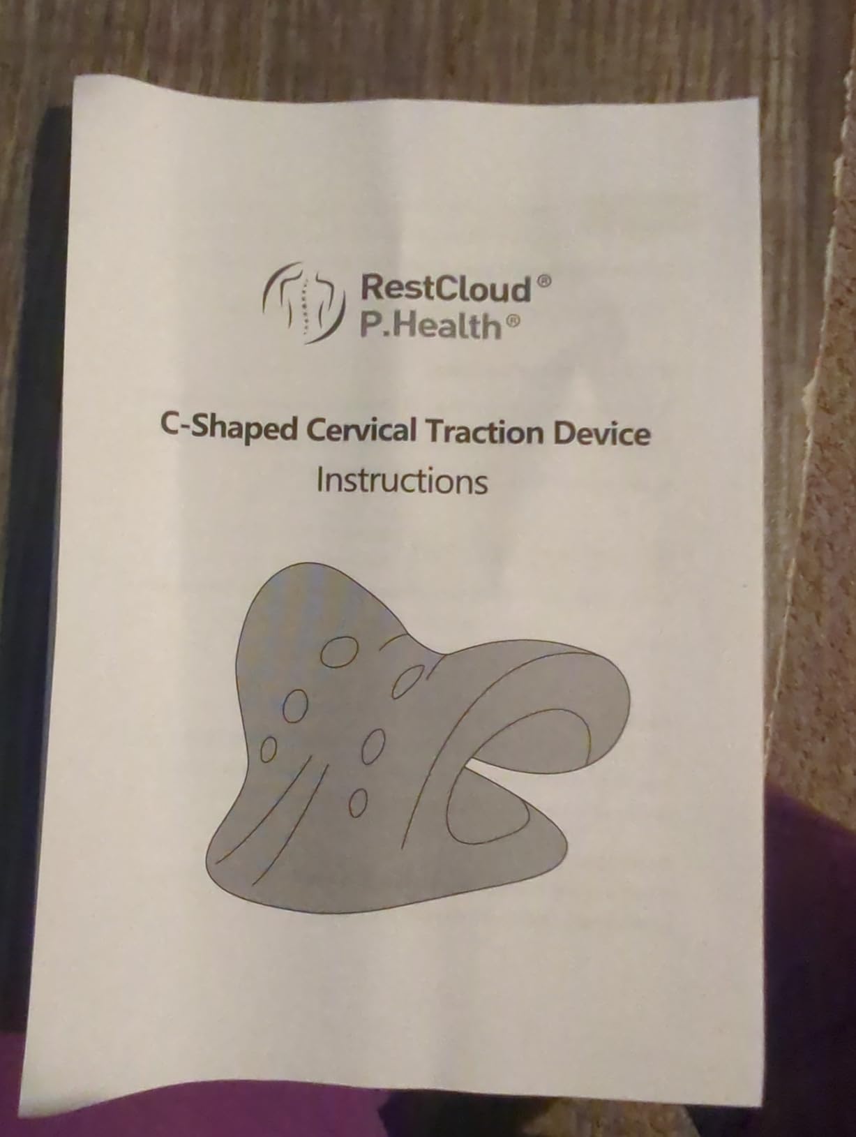 RESTCLOUD Neck and Shoulder Relaxer, Cervical Traction Device for TMJ Pain Relief and Cervical Spine Alignment, Chiropractic Pillow Neck Stretcher (Blue) customer photo 2