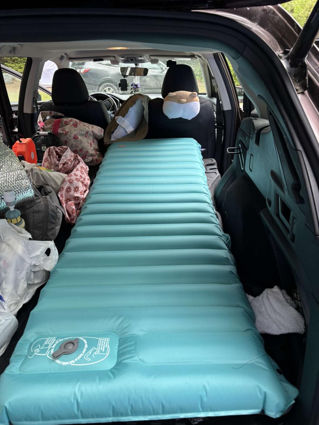 ZOOOBELIVES Inflatable Camping Sleeping Pad, 4-Inch Thick Full Air Support, No Bottoming Out for Side Sleepers, Camping & Backpacking Mattress with Built-in Foot Pump, Durable & Compact – Airlive2000 customer photo 2
