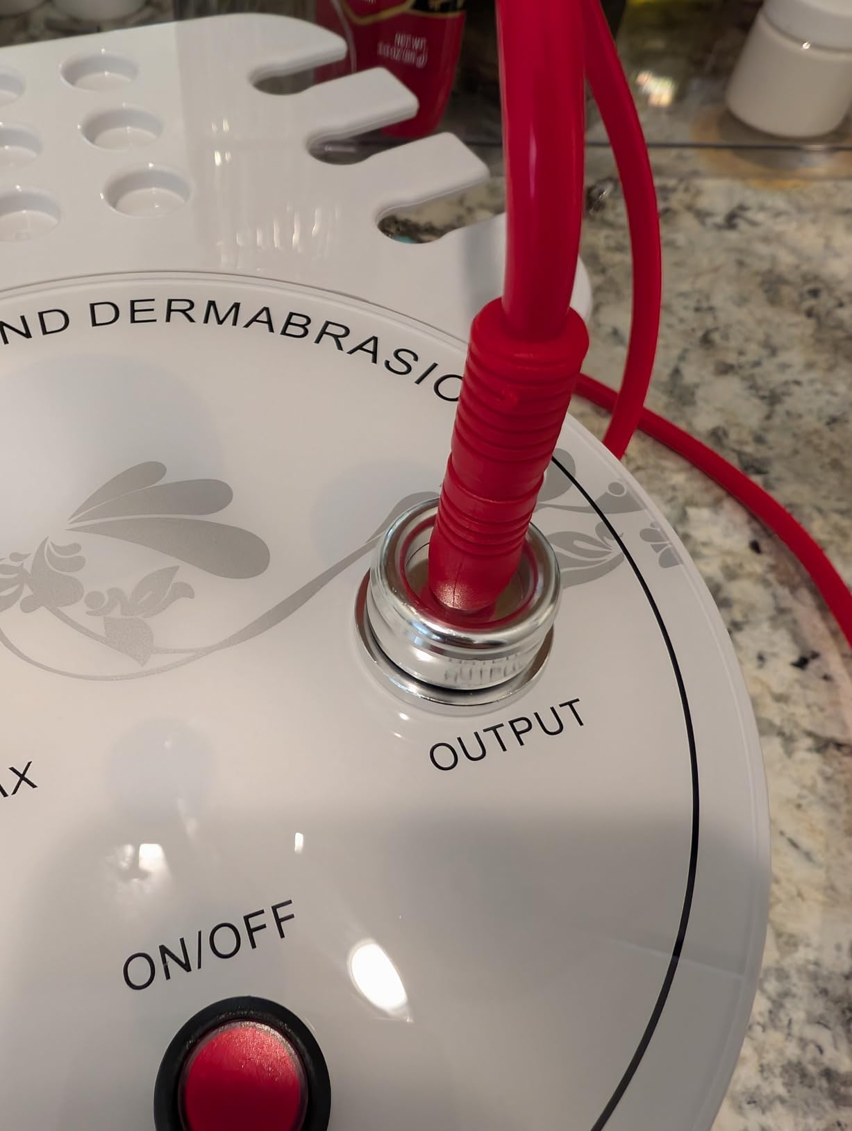 Diamond Microdermabrasion Machine, Yofuly 3 in 1 Professional Microdermabrasion Machine with Vacuum Glass Tube and Spray Bottle for Home Use Skin Care customer photo 2