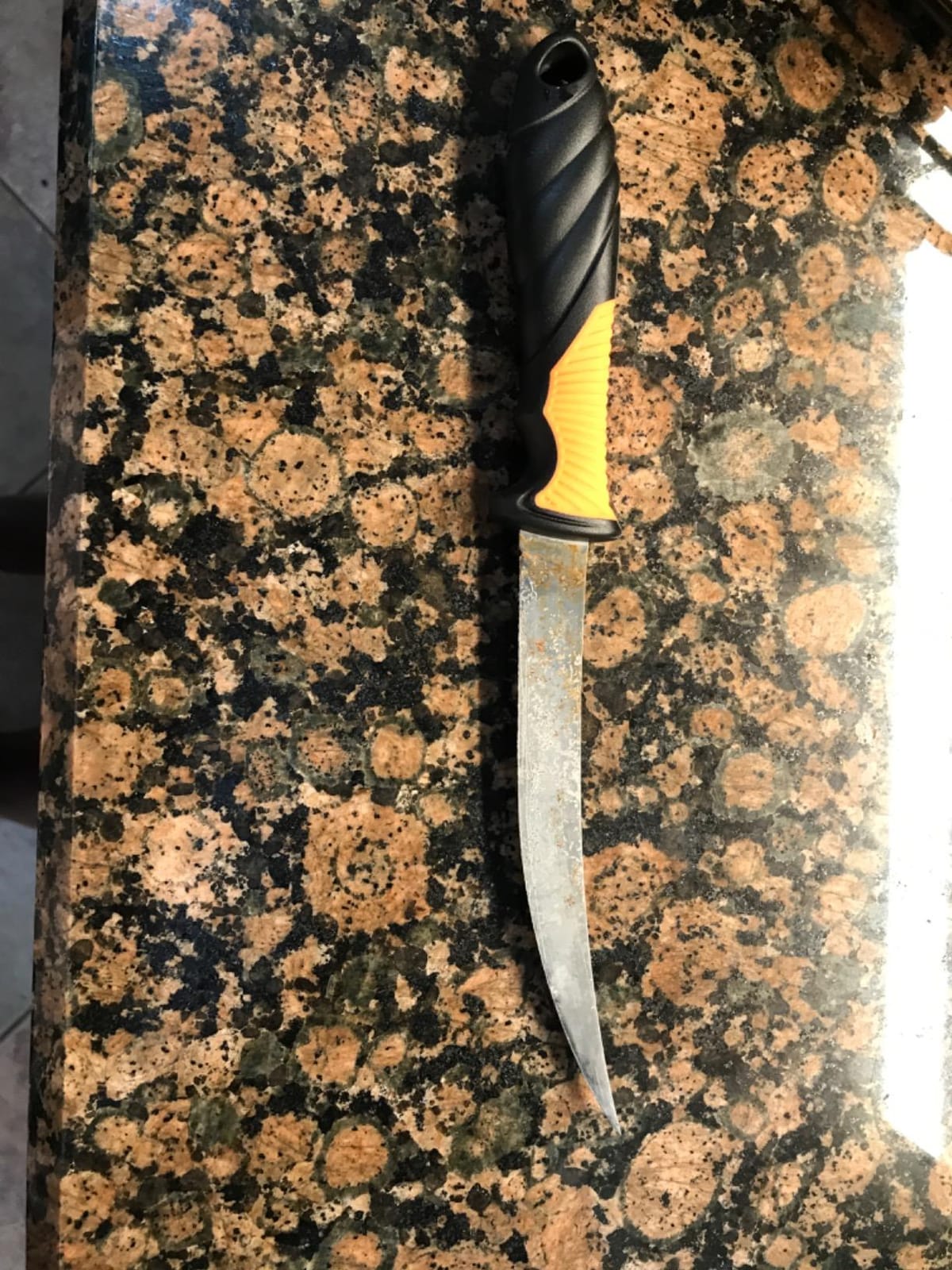 Huntsman 6 inch Fillet Knife - Stainless Steel Blade for Filleting Fish, Boning Meat, and Deer Skinning Knife - Protective Sheath - Slip Resistant Grip customer photo 1