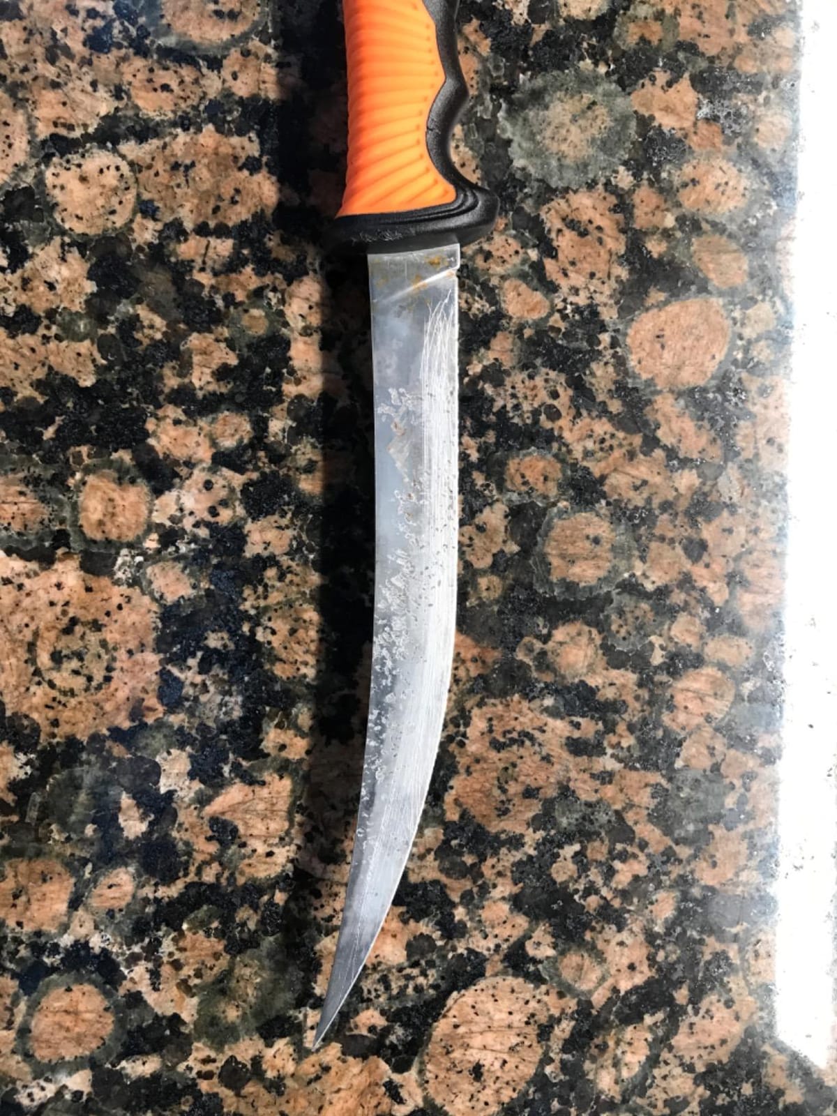 Huntsman 6 inch Fillet Knife - Stainless Steel Blade for Filleting Fish, Boning Meat, and Deer Skinning Knife - Protective Sheath - Slip Resistant Grip customer photo 2