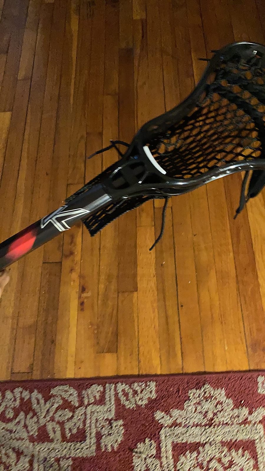 Lacrosse Complete Junior Stick with Shaft & Head, Red/Black customer photo 1