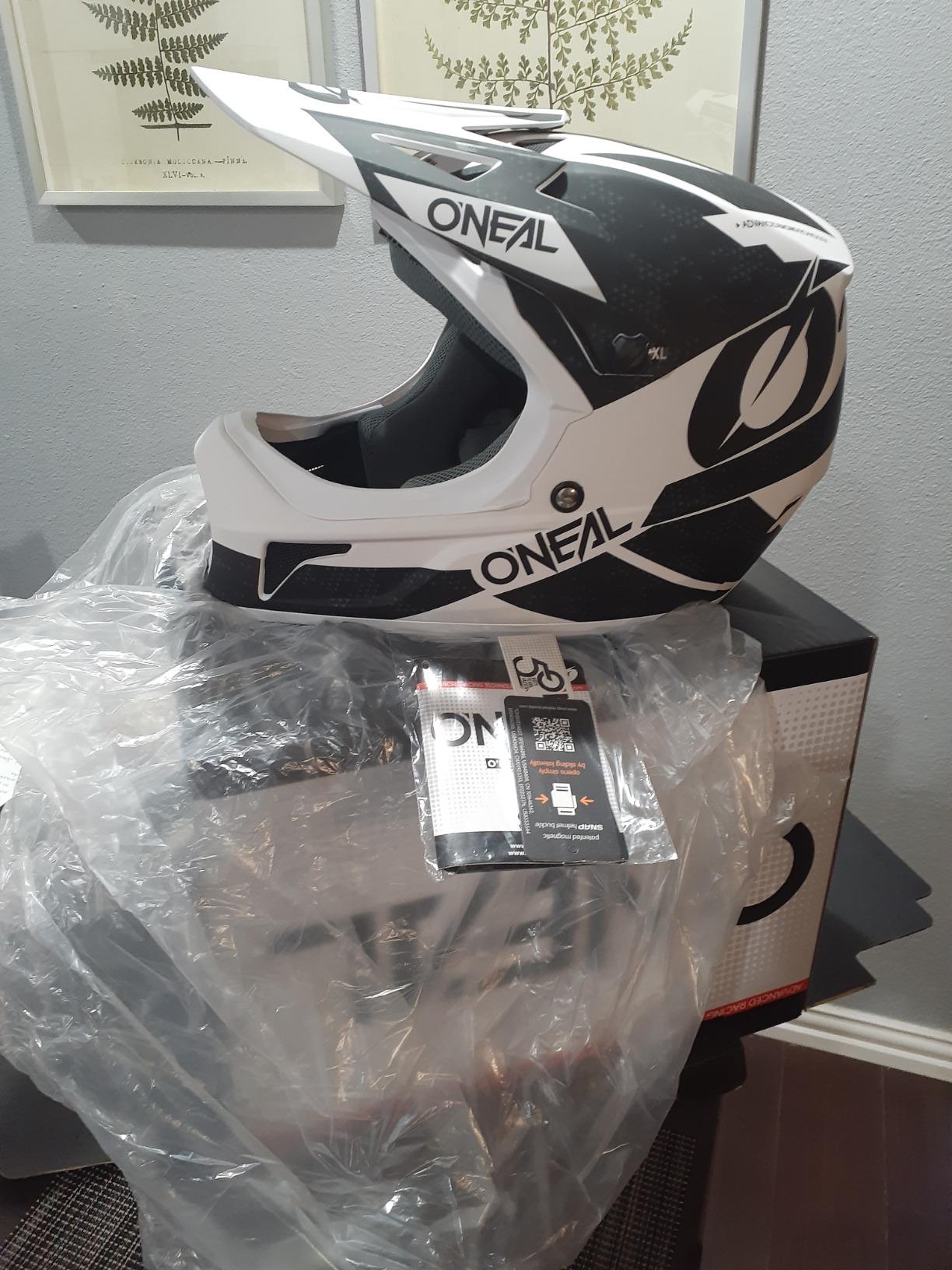 O'Neal Sonus Deft Mountain Bike Helmet Olive/Orange, Large customer photo 2