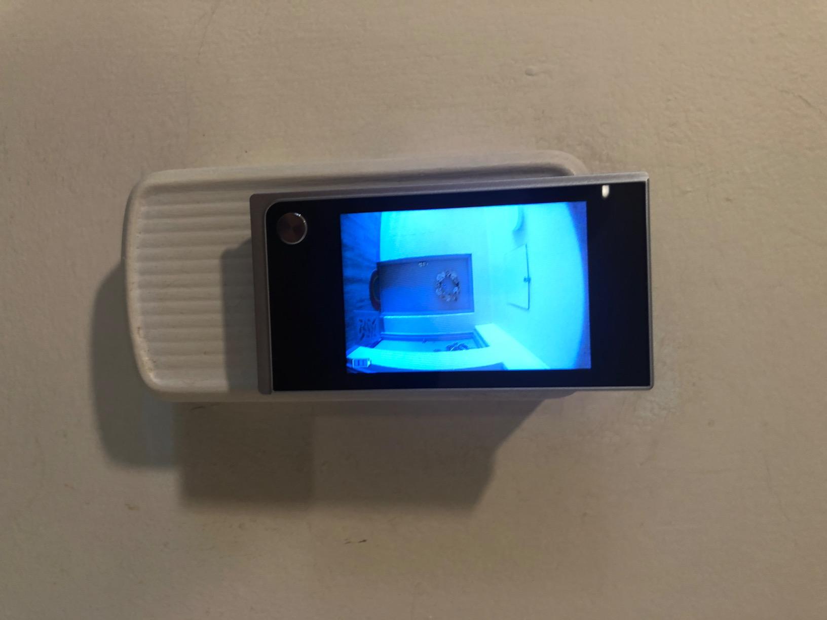 3.5 inch Digital Doorbell LCD 120 Degree Eye Electronic Peephole Doorbell Color IR Camera Door Viewer Powered by 4Pcsx AAA Batteries(not Included) customer photo 1