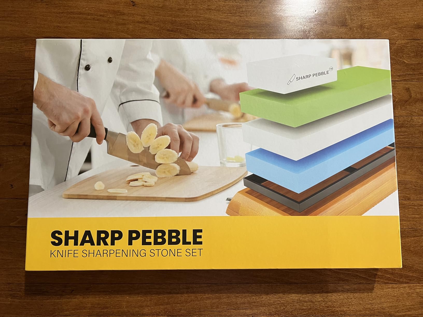 Sharp Pebble Knife Sharpening Stones Kit -Grits 400/1000/6000 customer photo 1