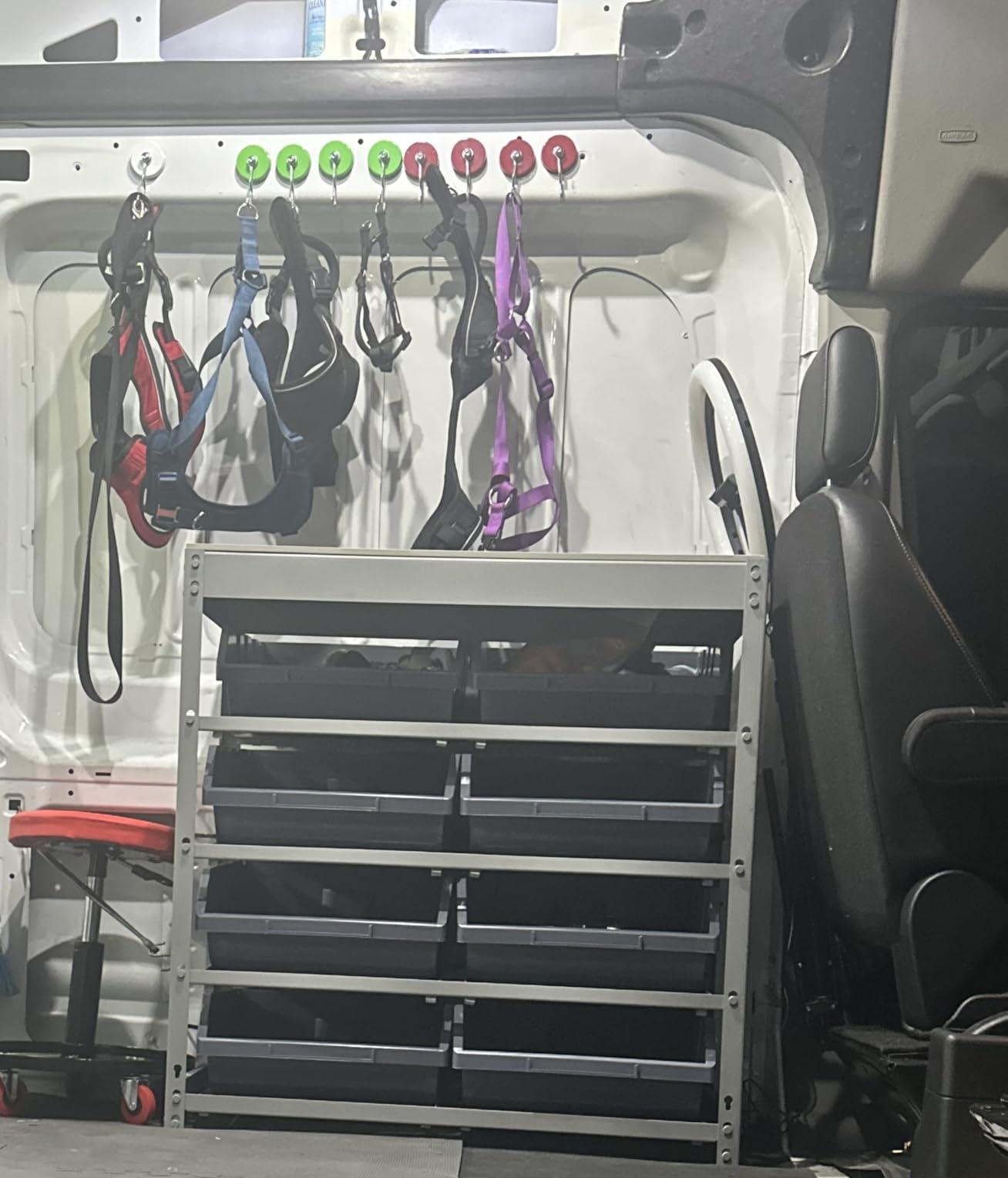 King's Rack Bin Rack Boltless Steel Storage System Organizer w/ 12 Plastic Bins in 4 tiers customer photo 1