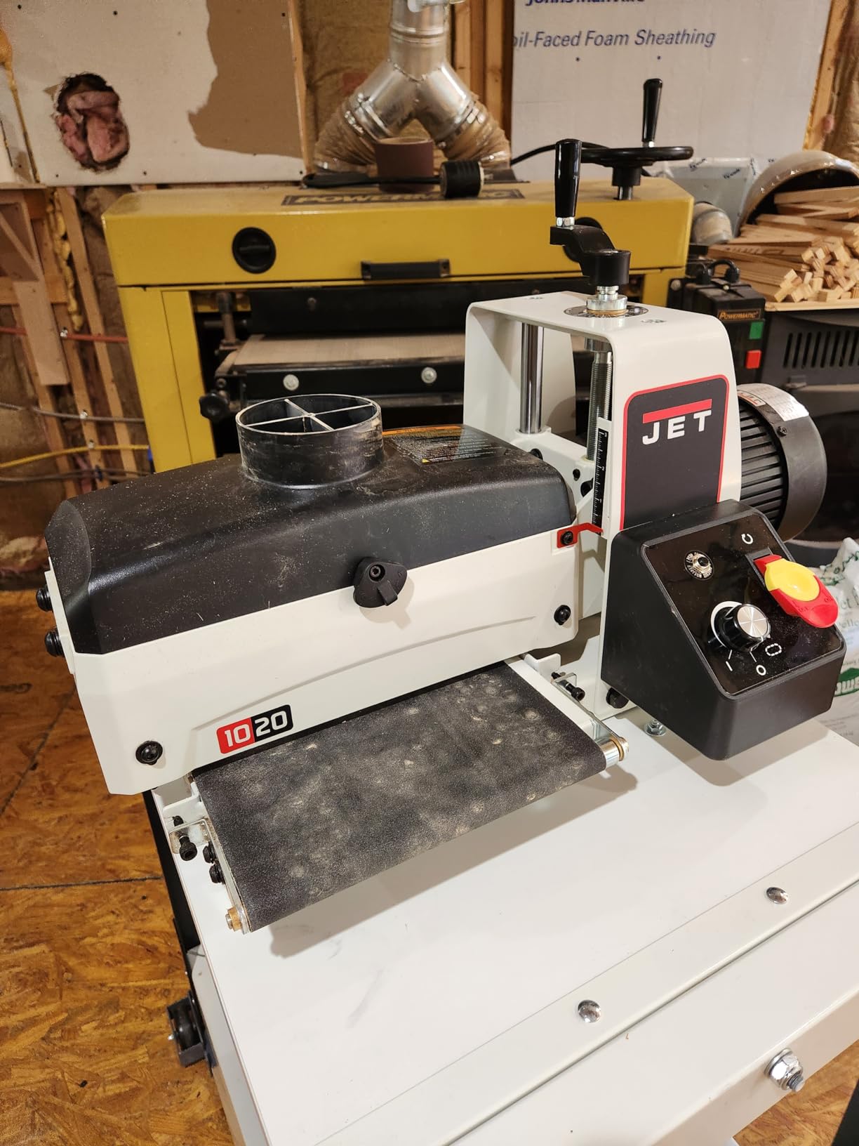 JET 10-Inch Benchtop Drum Sander, 1 HP, 115V 1Ph (Model JWDS-1020) customer photo 1