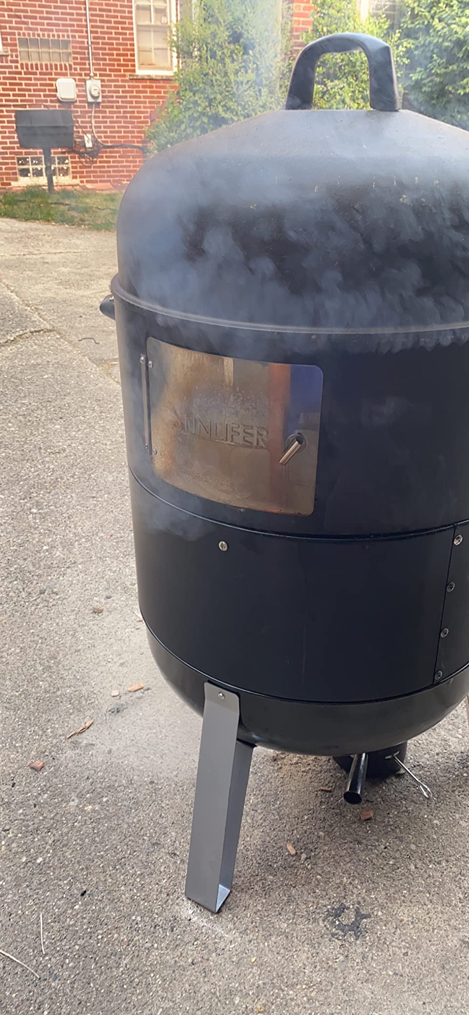 20.5 Inch Vertical Charcoal Smoker and Grill Combo customer photo 1